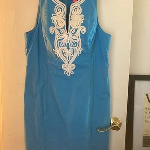 Lilly Pulitzer short dress blue/white size 12